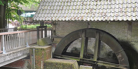 Mühlrad der Wassermühle