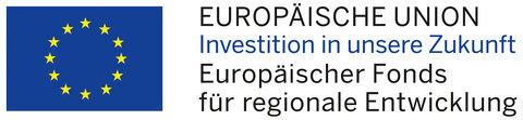 Logo - Europäische Union Investition in unsere Zukunft Europäischer Fonds für regionale Entwicklung